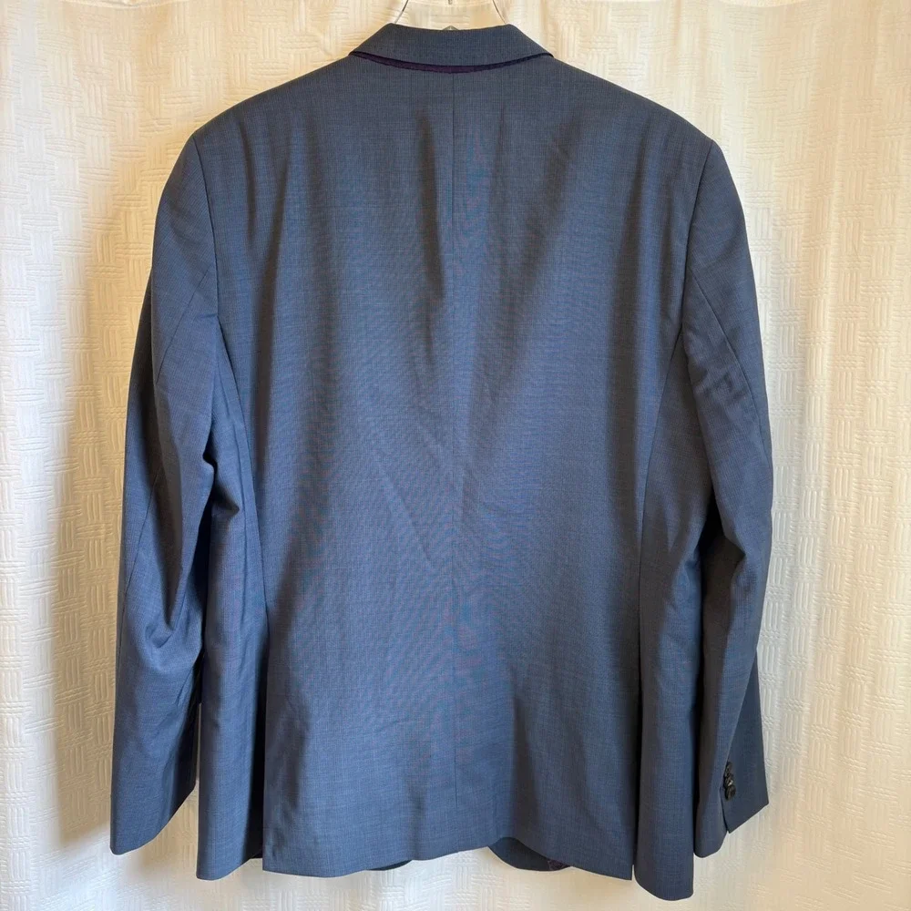 Ted Baker London Endurance Jones CT Blazer‎ Mens 44R Blue Wool Sport Coat Jacket